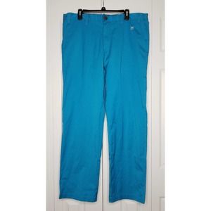 Lesmart Mens Golf Pants Straight Leg Blue Size 40 Inch waist 32 inch inseam